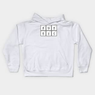 Alcoholic Periodic Table Kids Hoodie